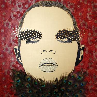 Original Pop Art Fashion Paintings by Carol Muthiga-Oyekunle