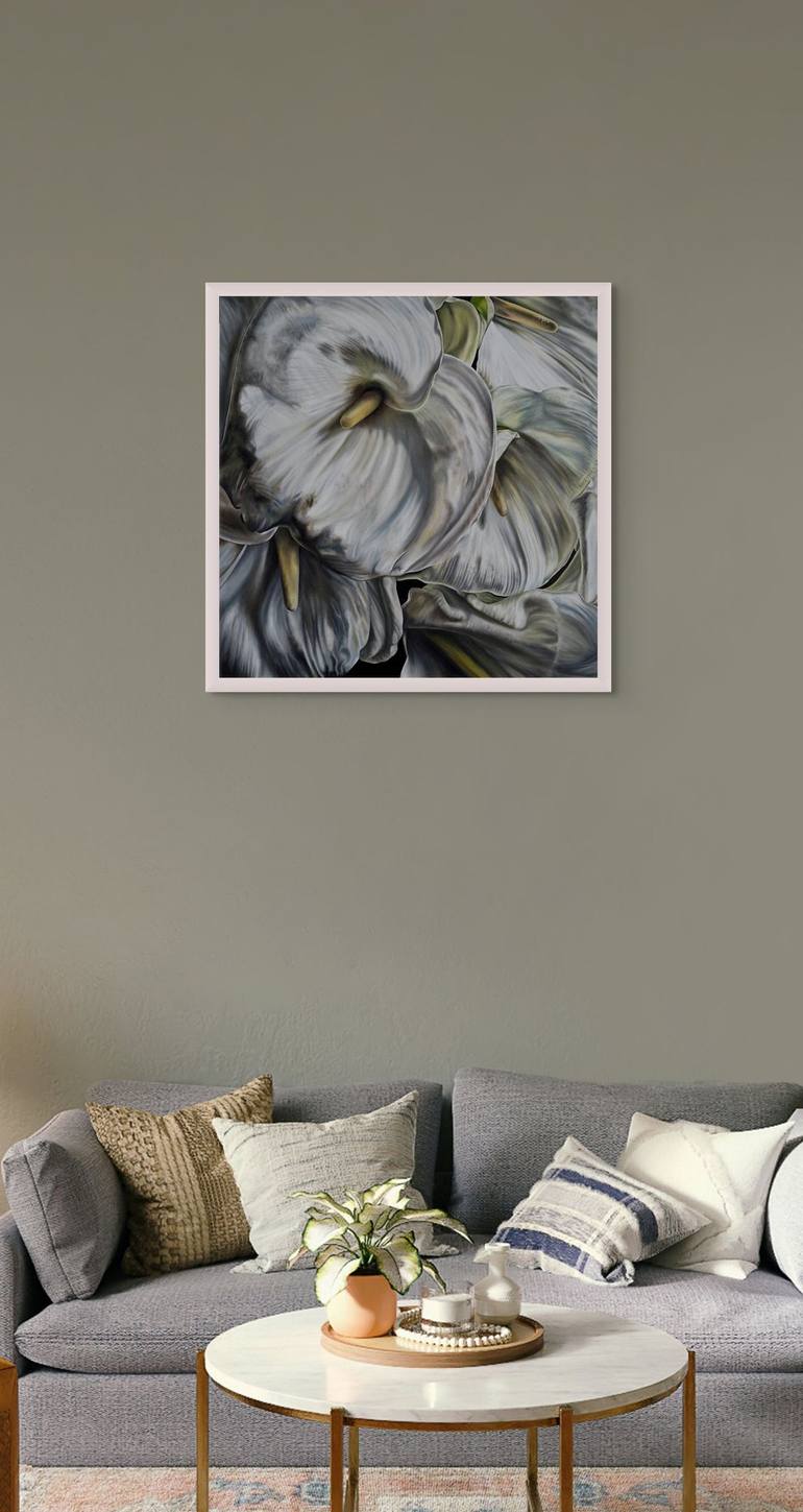 Original Fine Art Floral Painting by Natalie Toplass