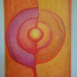 orange sun seed by Amy Frith