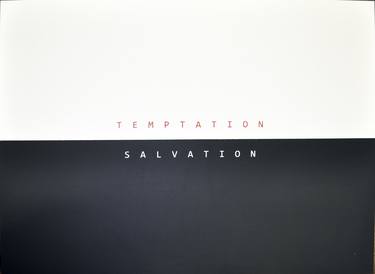 Temptation vs. Salvation - Modern Painting - Clean Crisp Look thumb