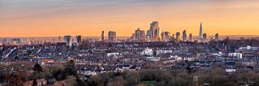 Panorama over Hornsey Rooftops towards The City thumb
