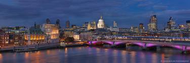 Blackfriar's Bridge, St Paul's and The City, Dusk thumb