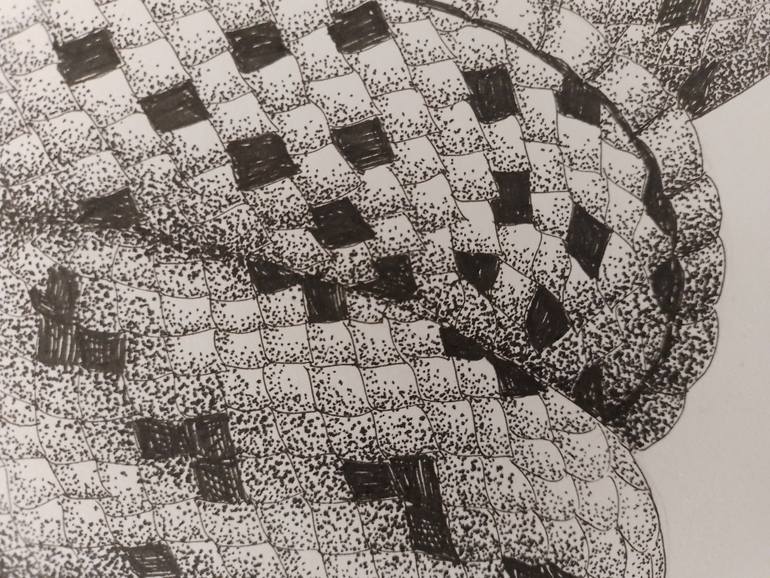 Original Symbolism Fantasy Drawing by Gabriela Garza Padilla