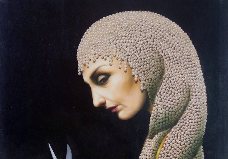 Original Surrealism Fantasy Painting by Gabriela Garza Padilla
