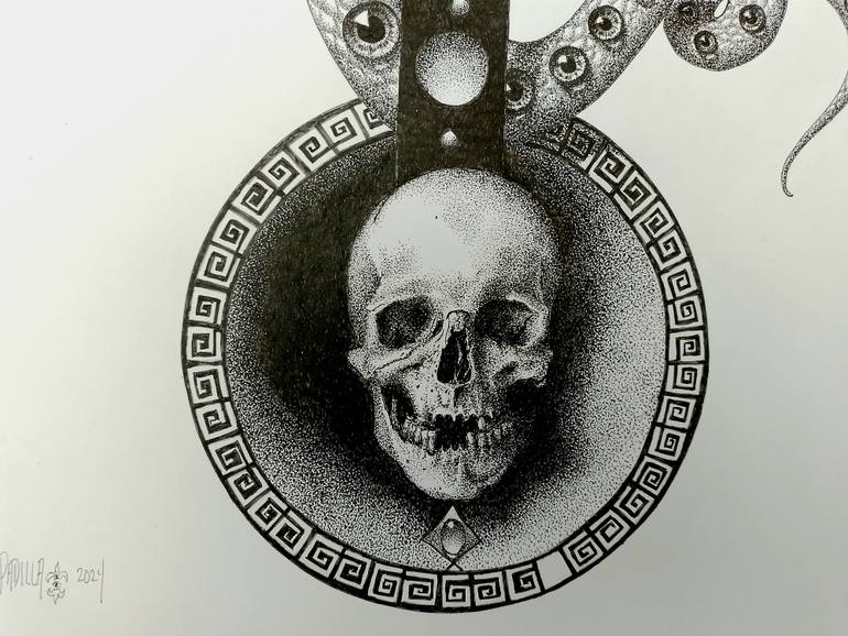 Original Symbolism Fantasy Drawing by Gabriela Garza Padilla