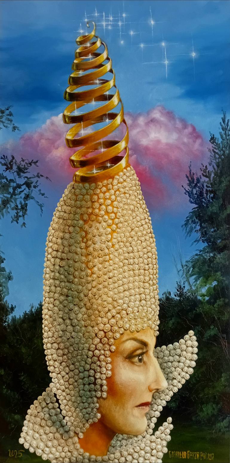 Original Figurative Fantasy Painting by Gabriela Garza Padilla