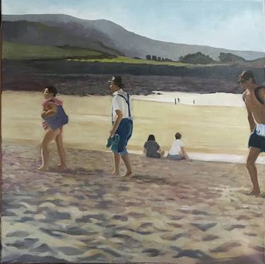 Print of Figurative Beach Paintings by Alison Chaplin