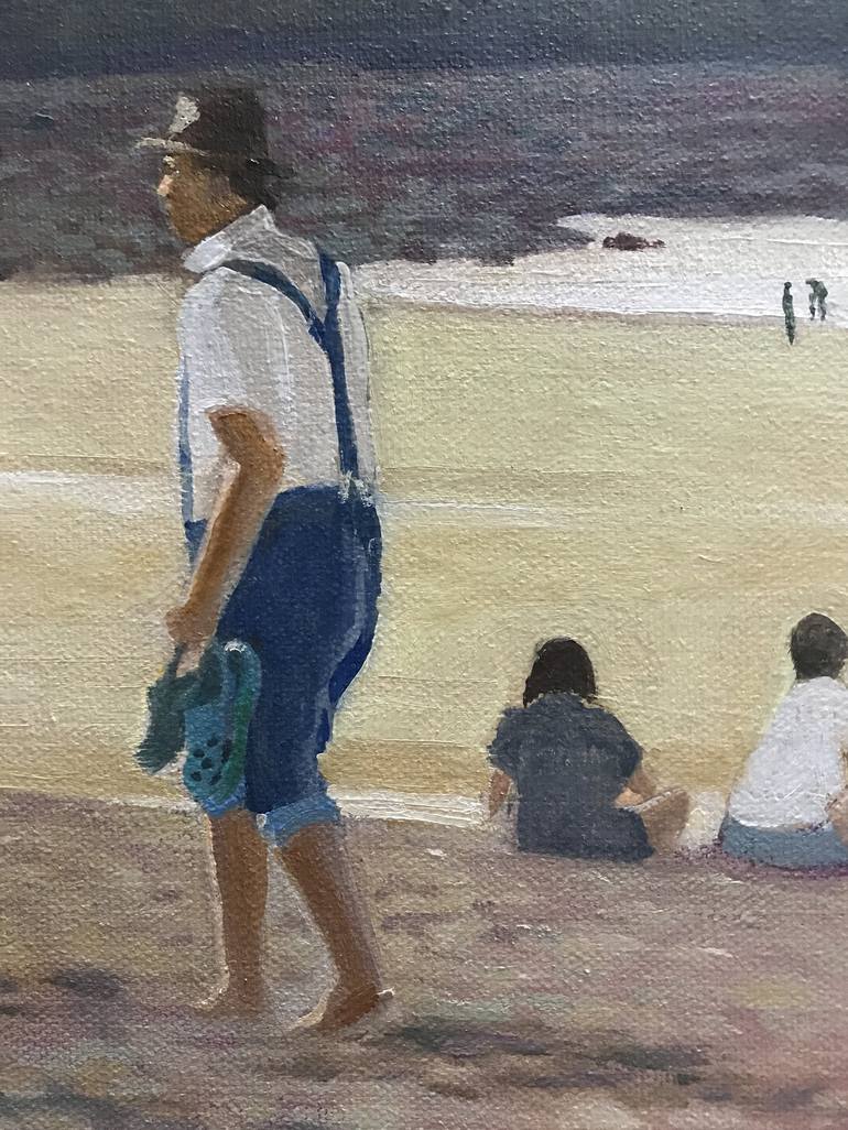 Original Contemporary Beach Painting by Alison Chaplin