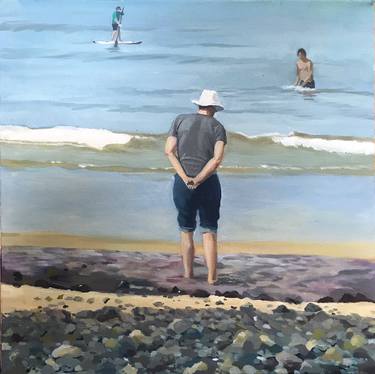 Print of Beach Paintings by Alison Chaplin