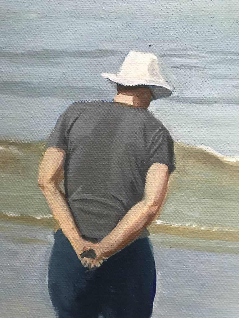 Original Beach Painting by Alison Chaplin