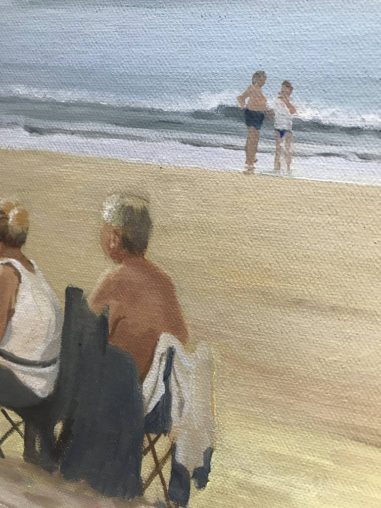 Original Contemporary Beach Painting by Alison Chaplin