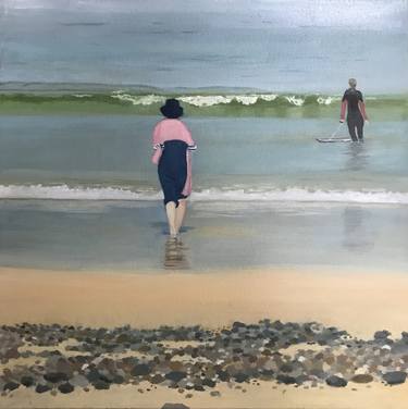 Original Fine Art Beach Paintings by Alison Chaplin