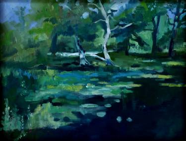 Print of Impressionism Landscape Paintings by Alison Chaplin