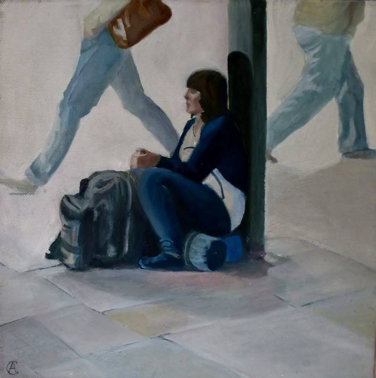 Print of Figurative People Paintings by Alison Chaplin