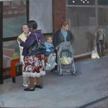 Original Figurative People Paintings by Alison Chaplin