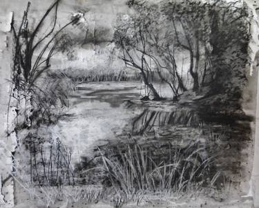 Original Fine Art Landscape Drawings by Alison Chaplin