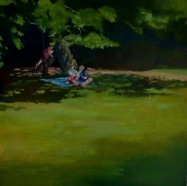 Original Figurative Landscape Paintings by Alison Chaplin