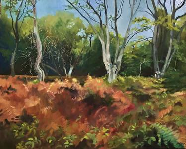 Original Figurative Landscape Paintings by Alison Chaplin