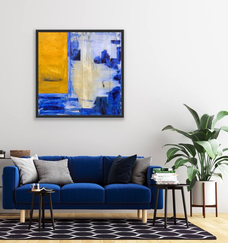 Original Abstract Expressionism Abstract Painting by Jackie Farkas