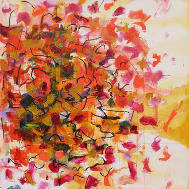 Original Abstract Expressionism Abstract Paintings by Jackie Farkas
