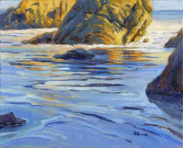 Original Impressionism Seascape Paintings by Konnie Kim