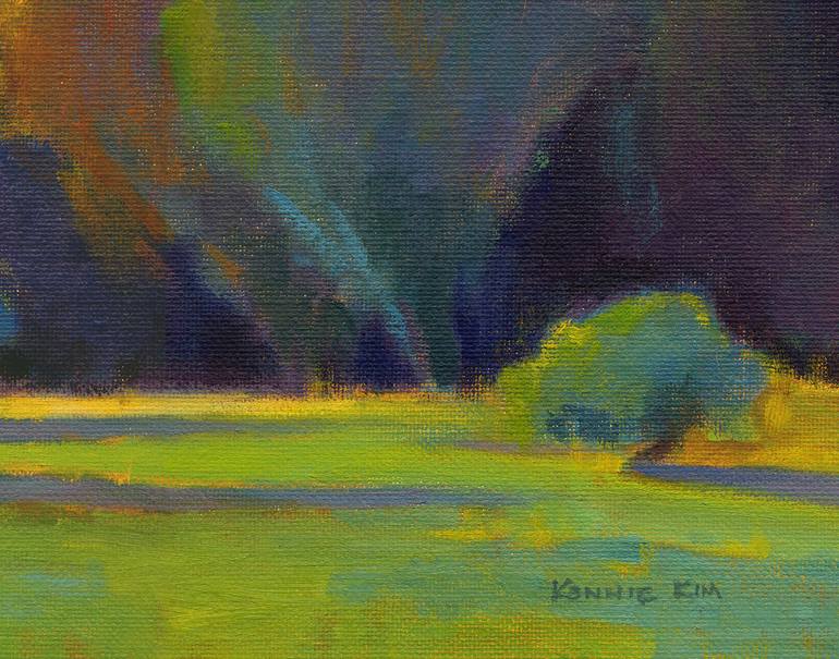 Original Impressionism Landscape Painting by Konnie Kim