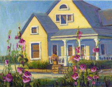 Original Impressionism Garden Paintings by Konnie Kim