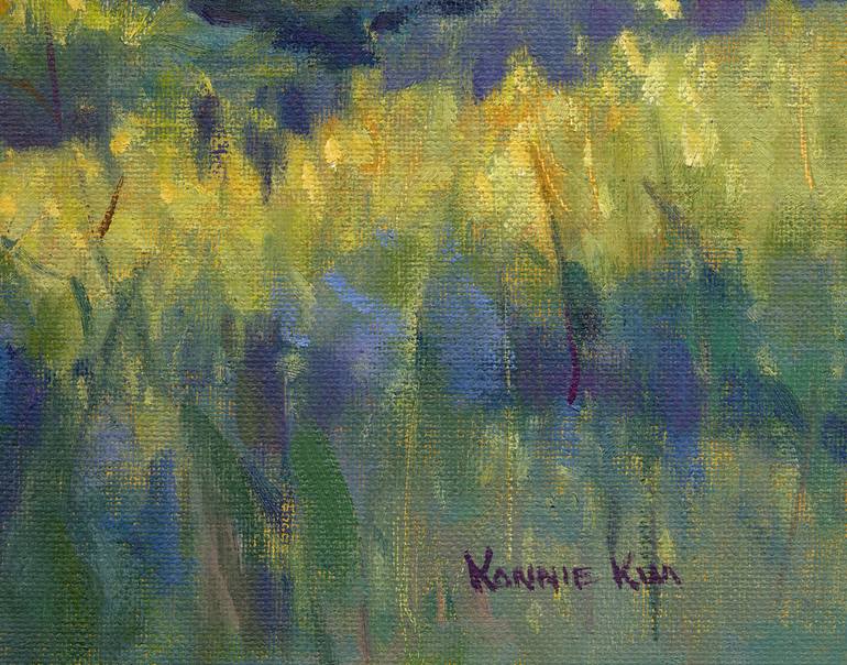 Original Impressionism Landscape Painting by Konnie Kim