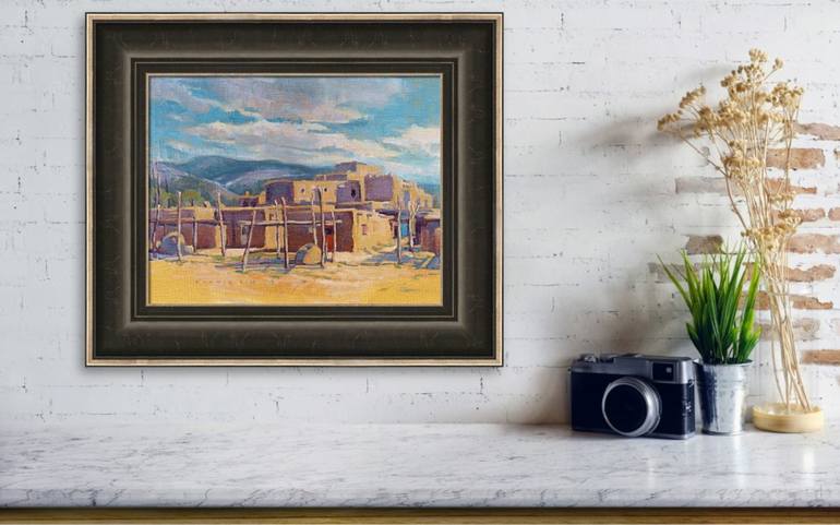 Original Impressionism Architecture Painting by Konnie Kim