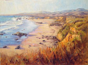 Print of Impressionism Seascape Paintings by Konnie Kim