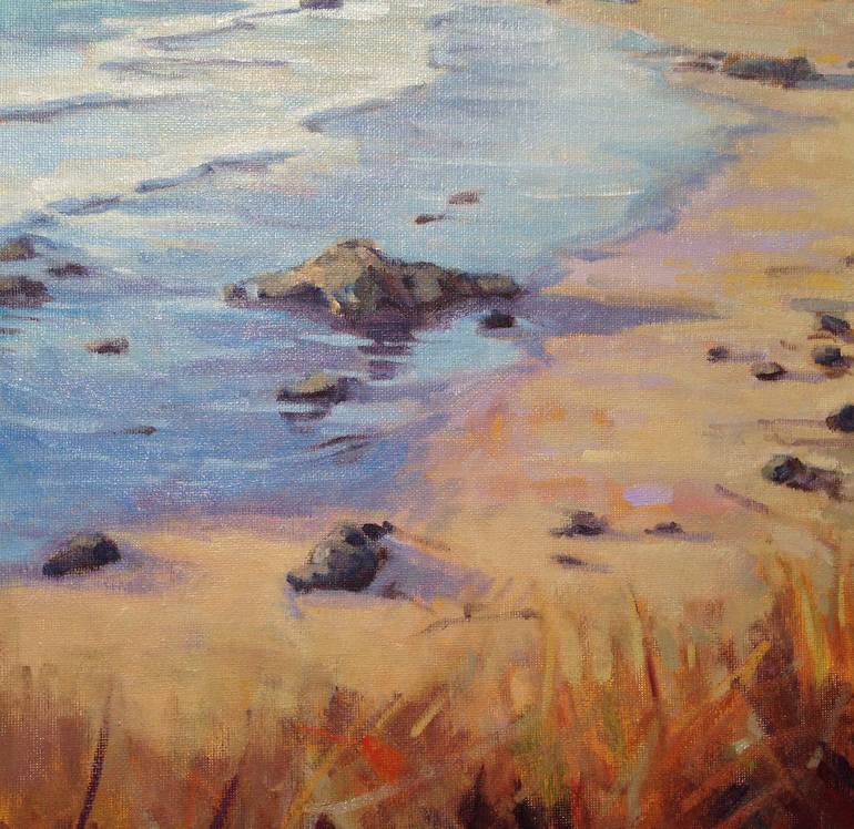 Original Impressionism Seascape Painting by Konnie Kim