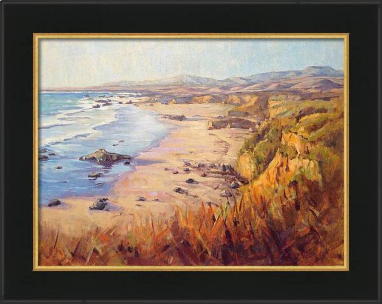 Original Impressionism Seascape Painting by Konnie Kim