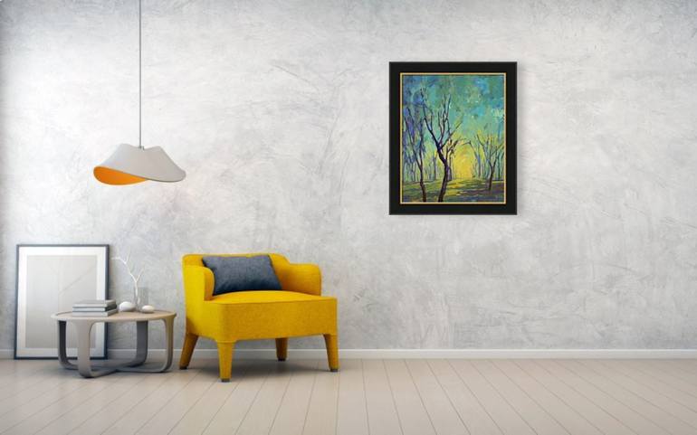 Original Fine Art Landscape Painting by Konnie Kim