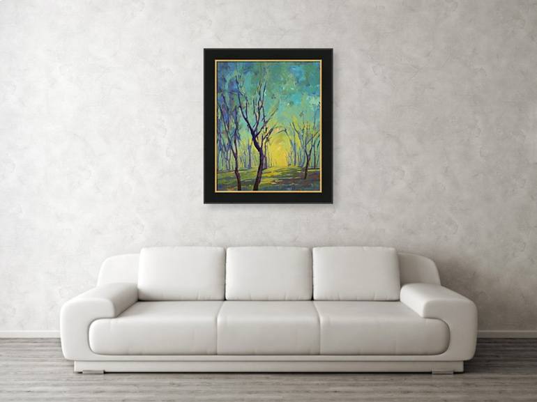 Original Fine Art Landscape Painting by Konnie Kim