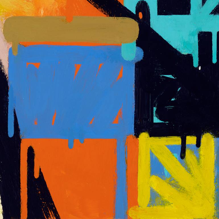Original Abstract Painting by Kevin Frank