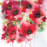 Summer poppies II by Karin Johannesson