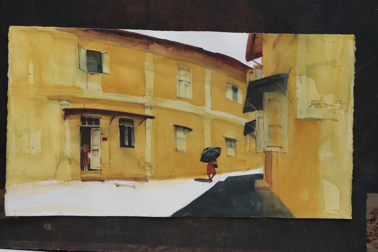 Original Architecture Painting by prashant prabhu