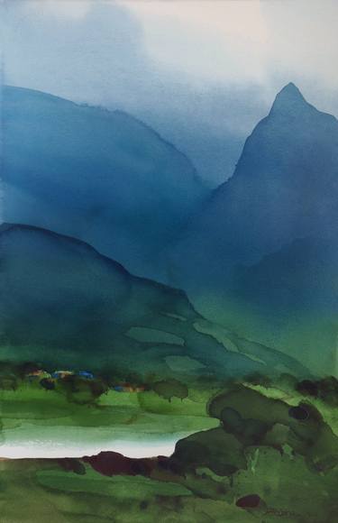 Original Impressionism Landscape Paintings by prashant prabhu
