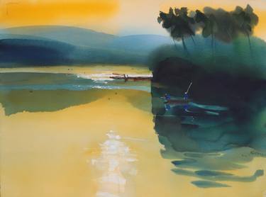 Original Minimalism Landscape Paintings by prashant prabhu