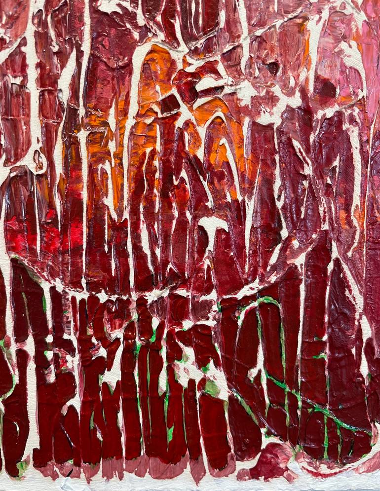Original Abstract Expressionism Abstract Painting by Eunsil Jeoung