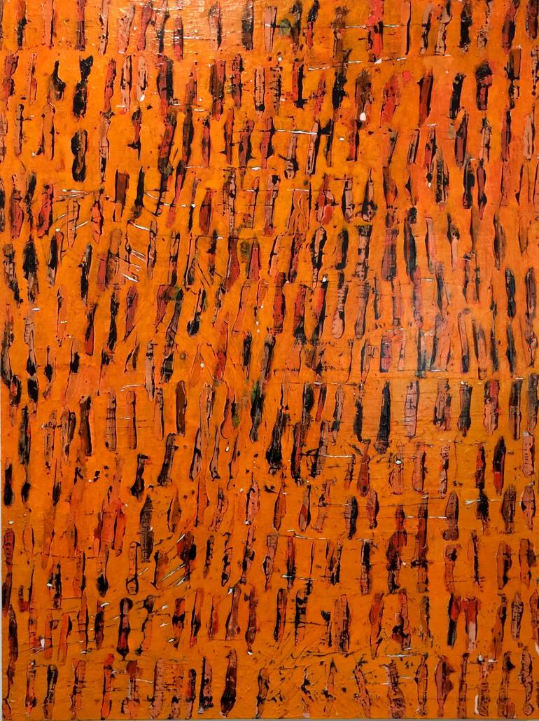 Original Abstract Painting by Eunsil Jeoung | Abstract Art on Canvas | Monologue - When the sunset comes