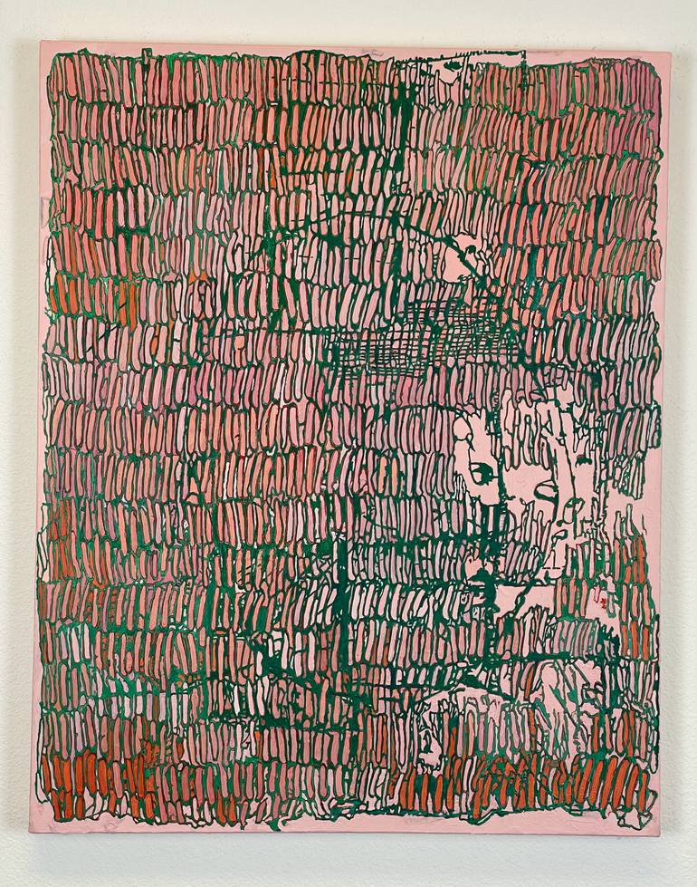 Original Abstract Expressionism Abstract Painting by Eunsil Jeoung