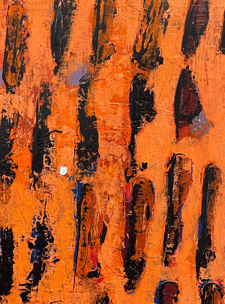 Original Abstract Expressionism Abstract Painting by Eunsil Jeoung