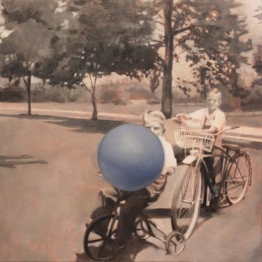 Original Bicycle Paintings by Carl Grauer