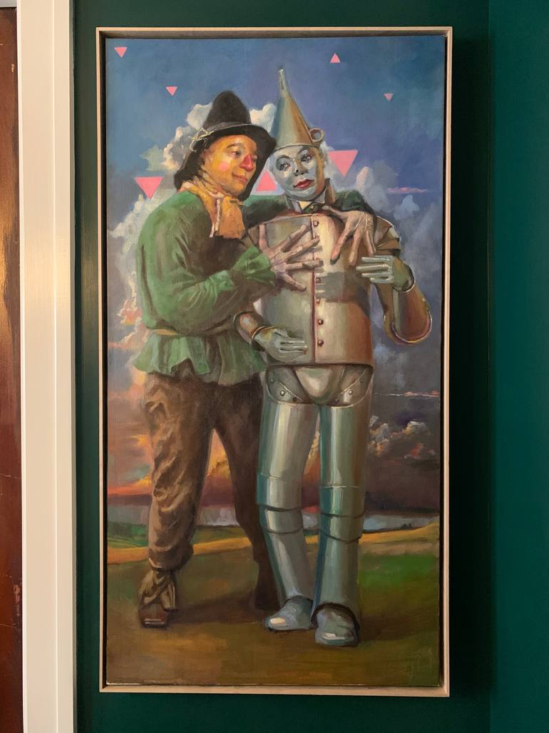Original Figurative Pop Culture/Celebrity Painting by Carl Grauer