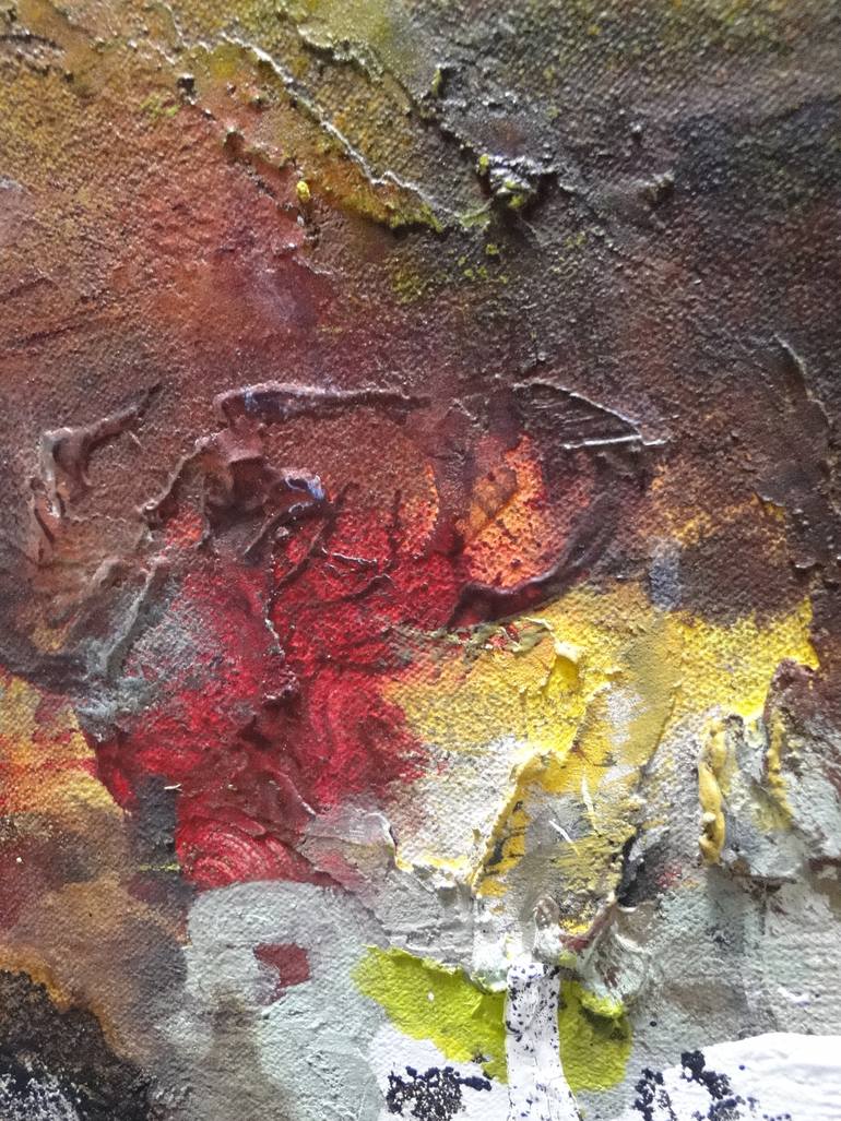 Original Abstract Expressionism Abstract Painting by Marcela Ramirez-Aza