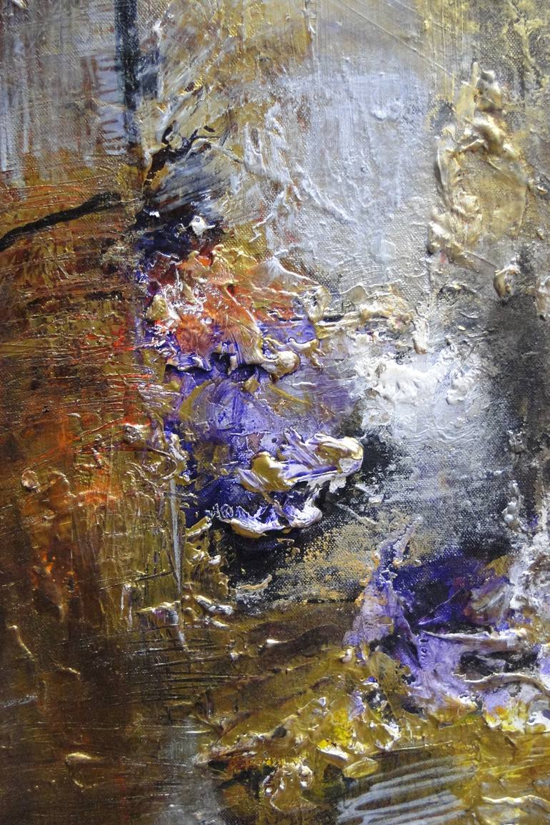 Original Abstract Expressionism Abstract Painting by Marcela Ramirez-Aza