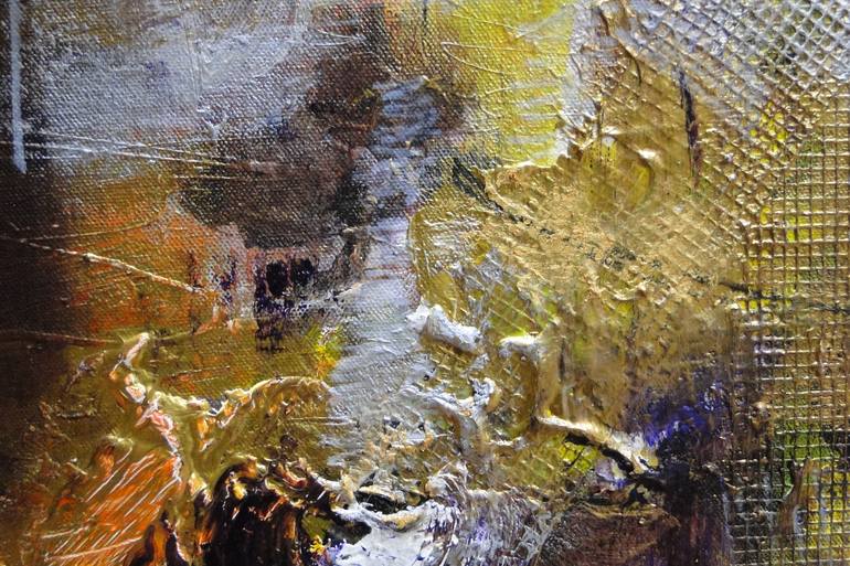 Original Abstract Expressionism Abstract Painting by Marcela Ramirez-Aza