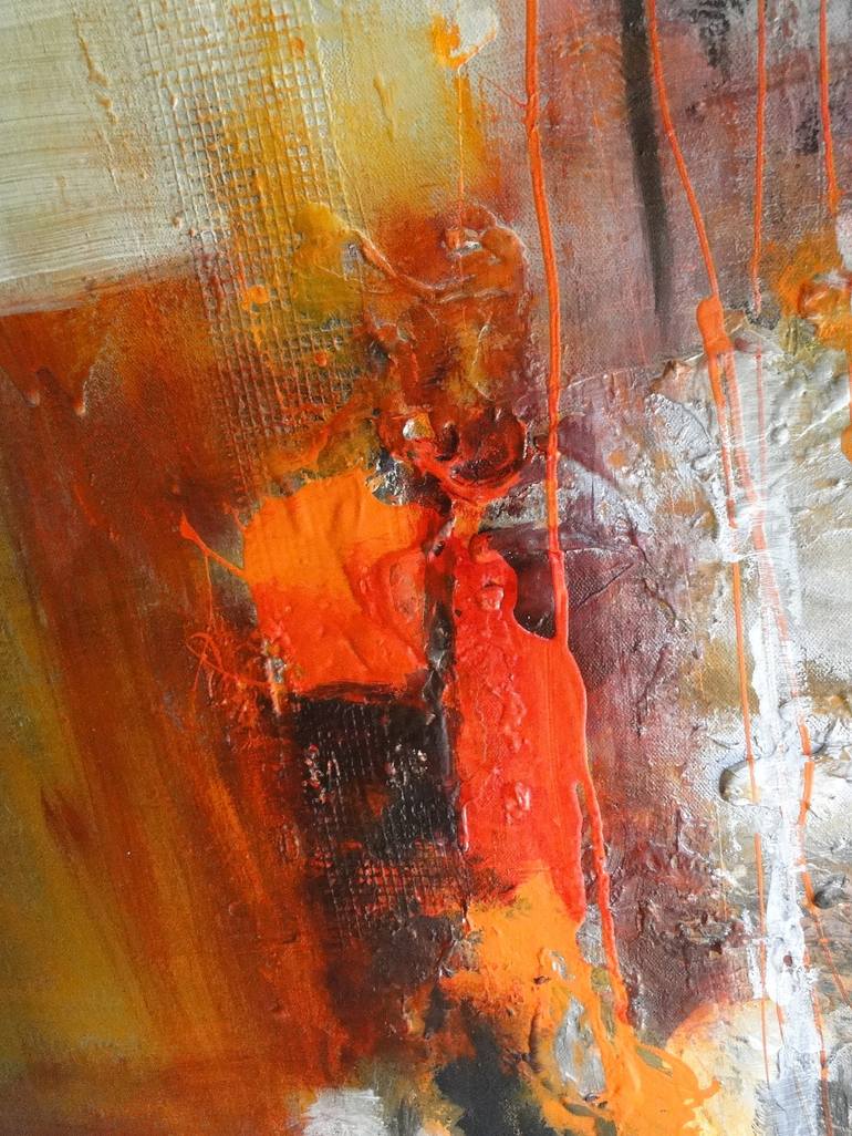 Original Abstract Expressionism Abstract Painting by Marcela Ramirez-Aza