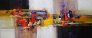 Original Abstract Expressionism Abstract Paintings by Marcela Ramirez-Aza